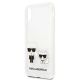 6. Etui Karl Lagerfeld Karl & Choupette na iPhone Xs Max - przezroczyste