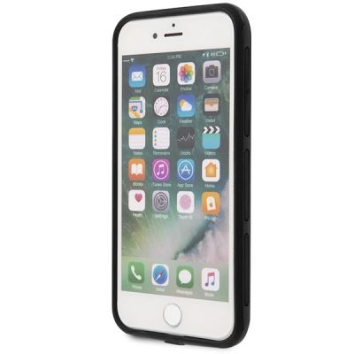 5. Etui Ferrari Racing Shield na iPhone 7 / 8 / SE 2020 / SE 2022  - półprzezroczyste