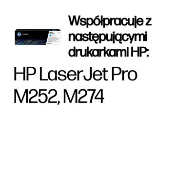 8. HP 201A oryginalny wkład laserowy, błękitny