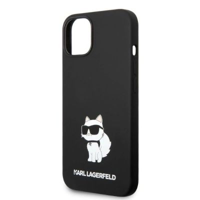 6. Etui Karl Lagerfeld Silicone Choupette na iPhone 14 Plus - czarne