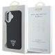 8. Etui Guess Grained Triangle MagSafe na iPhone 16 - czarne