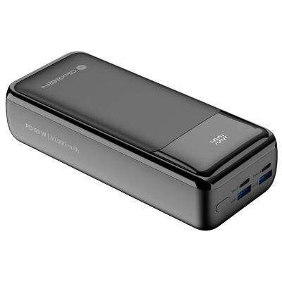Powerbank GoGEN PB300002B 30000 mAh USB-C PD 65W QC 22,5W LCD czarny