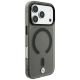 4. Etui BMW Sign Frosted IML & Metal Logo MagSafe na iPhone 18 Pro Max / 17 Pro Max - szare