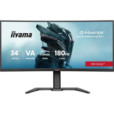 2. Monitor IIYAMA 86,4 cm (34") GCB3484WQSU-B1 21:9 2xHDMi+2xDP+USB-C Curved
