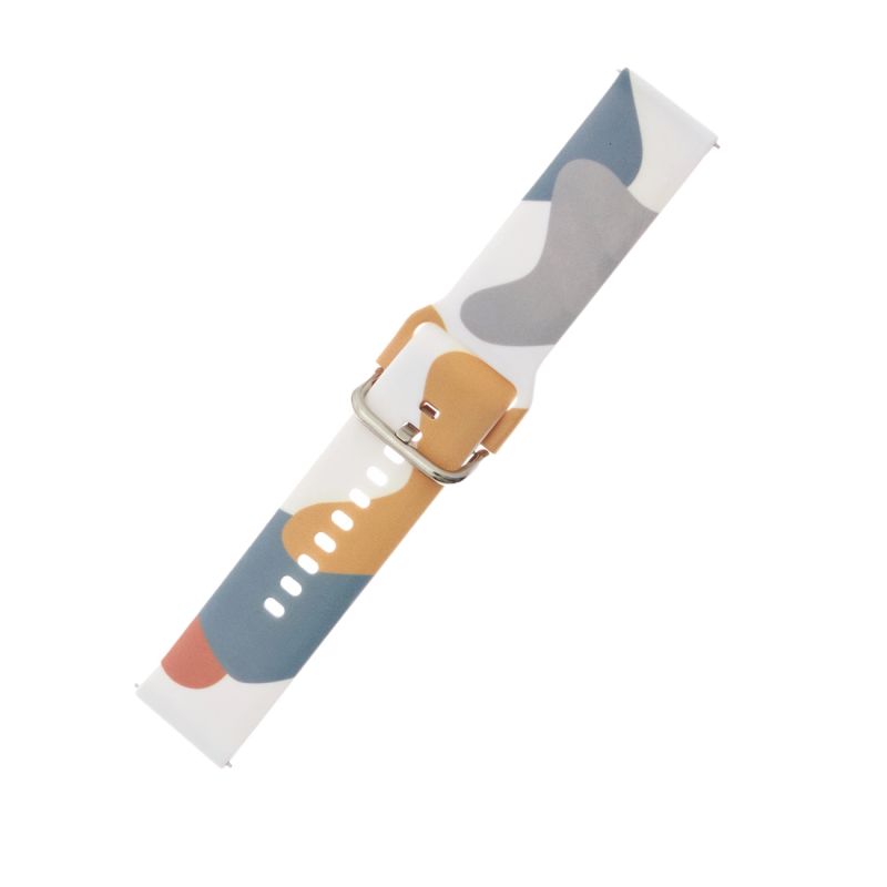 Pasek Strap Moro do Samsung Galaxy Watch 45 / 46 / 47 mm silikonowa bransoletka opaska do zegarka - wzór 2