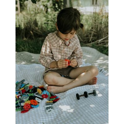 7. MARIOINEX Klocki Mini Waffle Konstruktor, 300 elementów