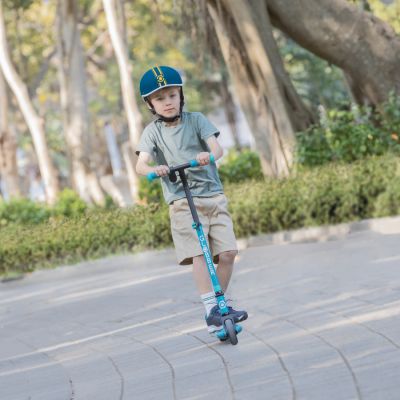 9. Kask dziecięcy Globber Ultimum S/M ciemnoniebieski petrol [51-55 cm] (601-301)