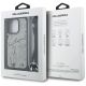 7. Etui Karl Lagerfeld Crossbody Grained Pattern & Logo do iPhone 16 Pro - szare