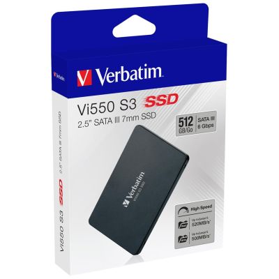 3. Dysk SSD Verbatim VI550 S3 49352 (512 GB ; 2.5"; SATA III)