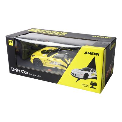 10. Amewi RC Drift Licencja Corvette żółty