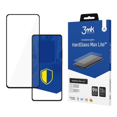 Szkło hartowane 3mk HardGlass Max Lite Black na Xiaomi Redmi Note 13 5G