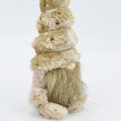 3. MIKOŁAJ DEKORACYJNY 26CM MICA - JASNY BRĄZ