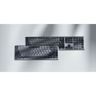 2. Logitech 920-010780 klawiatura Biuro RF Wireless + Bluetooth QWERTY Amerykański międzynarodowy Grafitowy, Szary