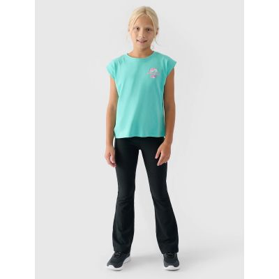 3. Top z nadrukiem dziewczęcy 4F 4FJRSS24TTSHF2052-35S