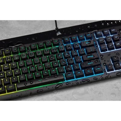 13. Corsair K55 RGB PRO klawiatura Gaming USB QWERTZ Niemiecki Czarny