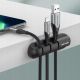 3. 5-portowy organizer kabli Vention 2 szt. czarny