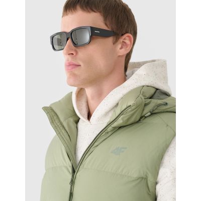 12. Bezrękawnik puchowy z naturalnym wypełnieniem męski 4F 4FWAW24TVJAM148-43S