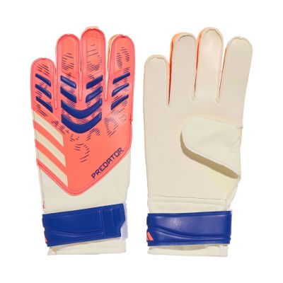 9. Rękawice bramkarskie adidas Predator Glove Training biało-pomarańczowe JN5355
