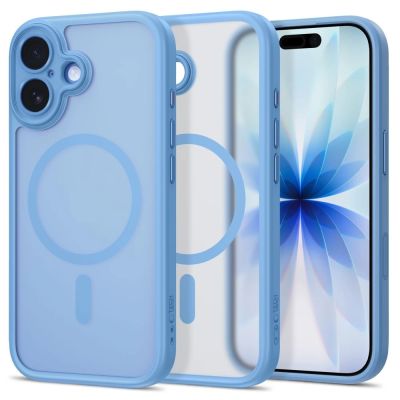 Etui Tech-Protect MagPeak MagSafe CC na iPhone 17 - niebieskie matowe
