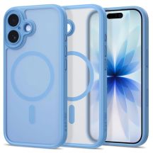 Etui Tech-Protect MagPeak MagSafe CC na iPhone 17 - niebieskie matowe
