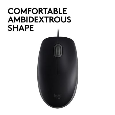 4. Mysz Logitech 910-005508 (optyczna; 1000 DPI; kolor czarny)