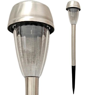 16. LAMPA SOLARNA 6X39,5CM INOX