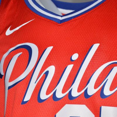 5. Koszulka Nike Philadelphia 76ers Swingman Jersey Ben Simmons Statement Edition - AT9812-658