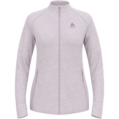 Bluza rozpinana damska ODLO Mid layer full zip TENCIA fioletowa