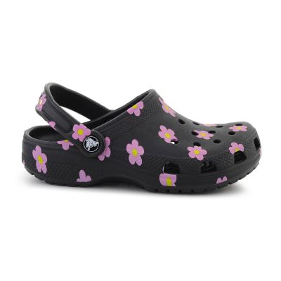 4. CROCS CLASSIC FLOWERR CLOG K BLACK 212670-001
