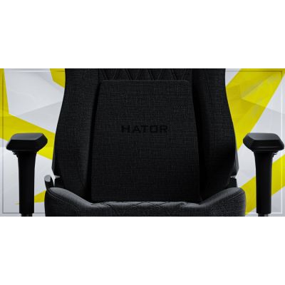 12. HATOR Darkside 3M Fabric Uniwersalny fotel dla gracza Szary