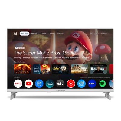 2. Telewizor LCD 24" THOMSON 24HG2S15CW HD Smart TV Google TV Wi-Fi Biały