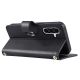 5. Etui na Samsung Galaxy A37 5G skórzane z portfelem funkcją podstawki i paskiem na ramię - czarne