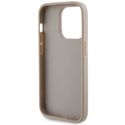 7. Etui Guess Strass Metal Logo do iPhone 15 Pro Max - złote