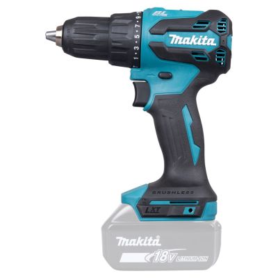 15. Makita DHP490Z wkrętak zasilany/zakrętark udarowy 1900 RPM Niebieski, Czarny