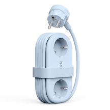 Listwa zasilająca Orico AP3 65W GaN 6w1 2x AC + 2x USB-A + 2x USB-C - niebieska