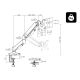 7. BLOW UCHWYT TV LCD HQ 17"-32" DO BIURKA Z PRZEGUBEM