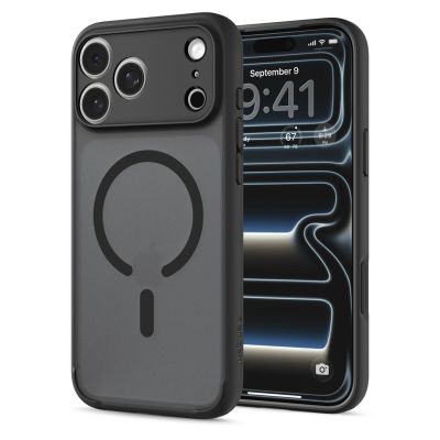 12. Etui Spigen Ultra Hybrid MagSafe na iPhone 18 Pro / 17 Pro - frost black