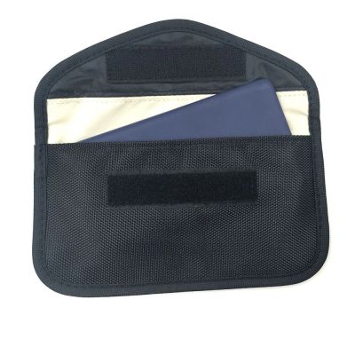 10. Etui antykradzieżowe na klucze samochodowe telefon blokujące fale radiowe Faraday Box klatka Faradaya 20 cm x 11 cm czarny