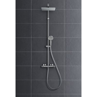 2. Hansgrohe Showerpipe 230 system prysznicowy 2 głowic(e) Ściana Czarny