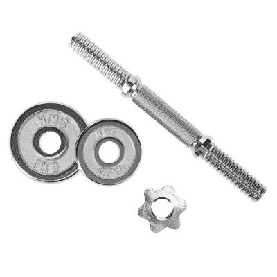 32. Sztangielki w walizce CHROME HMS 2x7,5kg STC15