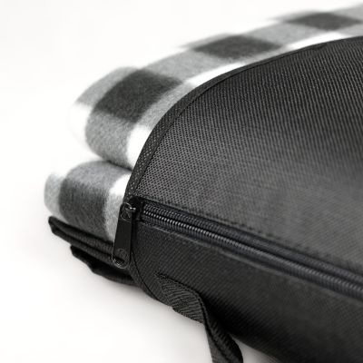 3. PROMIS KOC PIKNIKOWY,CZARNA KRATA, 200 CM X 200 CM