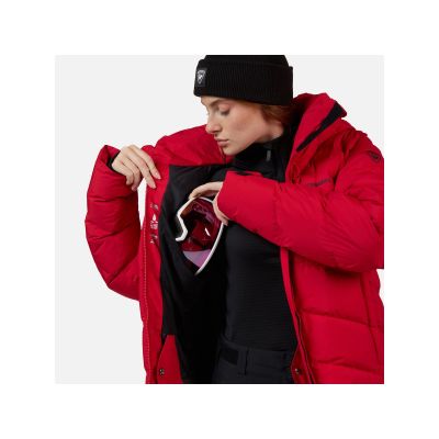 5. Kurtka narciarska damska ROSSIGNOL W WISPILE RIPSTOP DOWN JKT czerwona