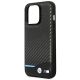 6. Etui BMW Leather Carbon na iPhone 14 Pro Max - czarne