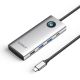 Stacja dokująca USB-C Orico PW11 8w1 2x USB-A 3.0 1x USB-A 2.0 1x USB-C 3.0 1x USB-C PD 100 W 1x HDMI 4K 60Hz 1x VGA 1080P 60Hz 1x RJ45 Gigabit Ethernet - srebrna