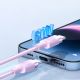 4. Kabel Orico CDX 60W 3A Power Delivery USB-C - USB-C 1m - fioletowy