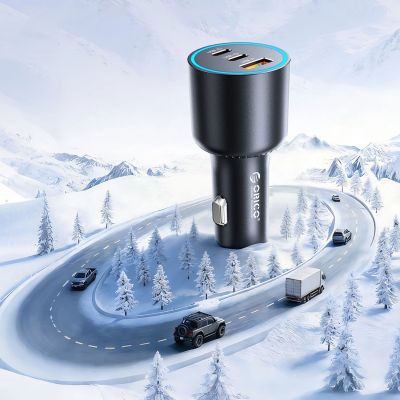9. Ładowarka samochodowa ORICO HyperDrive 165W 1A2C Triple PD Car Charger