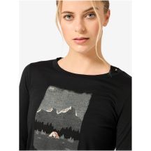 Bluza damska Super.natural Outdoor Night LS - jet black/copper/various rozmiar: s