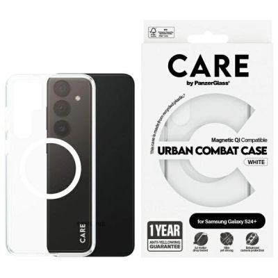 Etui CARE by PanzerGlass Flagship QI Case na Samsung Galaxy S24+ - przezroczyste