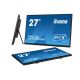 3. iiyama ProLite T2755MSC-B1 monitor komputerowy 68,6 cm (27") 1920 x 1080 px Full HD LED Ekran dotykowy Blad Czarny