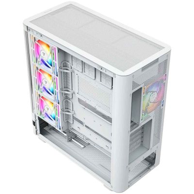 13. MODECOM OBUDOWA VOLCANO AQ 200 ARGB MIDI BIAŁA